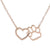 Women's Personalized Dog Paw Necklace - Ohmyglad
