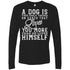 Unconditional Dog Love Long Sleeve Shirt For Men