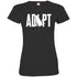 Adopt A Dog Fitted T-Shirt For Women