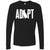 Adopt A Dog Long Sleeve Shirt For Men - Ohmyglad