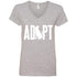 Adopt A Dog V-Neck T-Shirt For Women