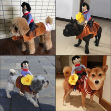 Cowboy Riding Dog Costume Oh my Glad