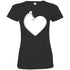 Dog Heart Fitted T-Shirt For Women