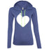 Dog Heart Hooded Shirt For Women