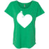 Dog Heart Slouchy T-Shirt For Women