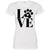 Dog Love Fitted T-Shirt For Women - Ohmyglad
