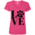 Dog Love V-Neck T-Shirt For Women - Ohmyglad