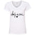 Dog Mom V-Neck T-Shirt For Women - Ohmyglad