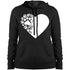 Dog Paw Print Hoodie For Women