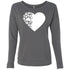 Dog Paw Print Sweatshirt For Women