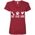 Eat, Play, Love V-Neck T-Shirt For Women - Ohmyglad