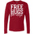 Free Hugs For Dogs Long Sleeve Shirt For Men - Ohmyglad