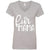 Fur Mama V-Neck T-Shirt For Women - Ohmyglad