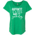 Happiness Is A Long Walk With Your Dog Slouchy T-Shirt For Women