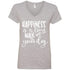 Happiness Is A Long Walk With Your Dog V-Neck T-Shirt For Women