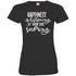 Happiness Is Listening To Your Dog Snoring Fitted T-Shirt For Women