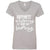 Happiness Is Listening To Your Dog Snoring V-Neck T-Shirt For Women - Ohmyglad