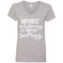 Happiness Is Listening To Your Dog Snoring V-Neck T-Shirt For Women