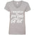 I Apologize To My Dog When I Go Out V-Neck T-Shirt For Women - Ohmyglad