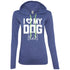 I Love My Dog Hooded Shirt For Women