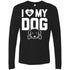 I Love My Dog Long Sleeve Shirt For Men