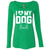 I Love My Dog Long Sleeve Shirt For Women - Ohmyglad