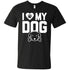 I Love My Dog V-Neck T-Shirt For Men