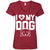 I Love My Dog V-Neck T-Shirt For Women - Ohmyglad