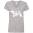 I Love You This Much V-Neck T-Shirt For Women