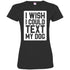 I Wish I Could Text My Dog Fitted T-Shirt For Women