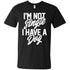 I'm Not Single I Have A Dog V-Neck T-Shirt For Men