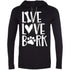 Live, Love, Bark Hooded Shirt For Men