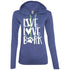 Live, Love, Bark Hooded Shirt For Women