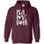 Live, Love, Bark Pullover Hoodie For Men - Ohmyglad