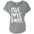 Live, Love, Bark Slouchy T-Shirt For Women - Ohmyglad