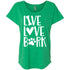 Live, Love, Bark Slouchy T-Shirt For Women