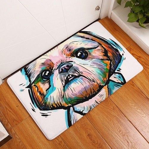Lovely Painting Dog Door Mat - Ohmyglad