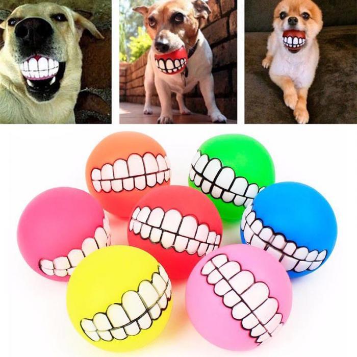Funny Smiley Dog Ball