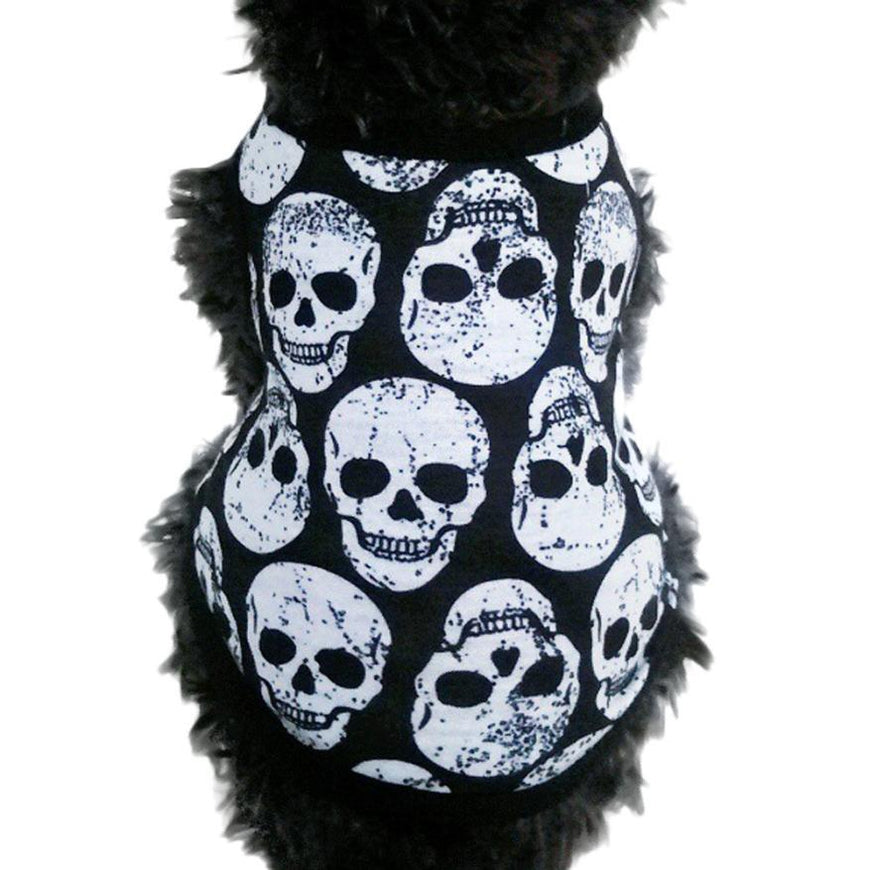 Skull T Shirt For Dogs - Ohmyglad