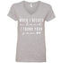 When I Needed A Hand, I Found Your Paw V-Neck T-Shirt For Women